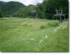 夏のスキー場